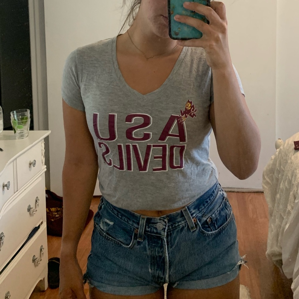 ASU SUN DEVILS gray T SHIRT!